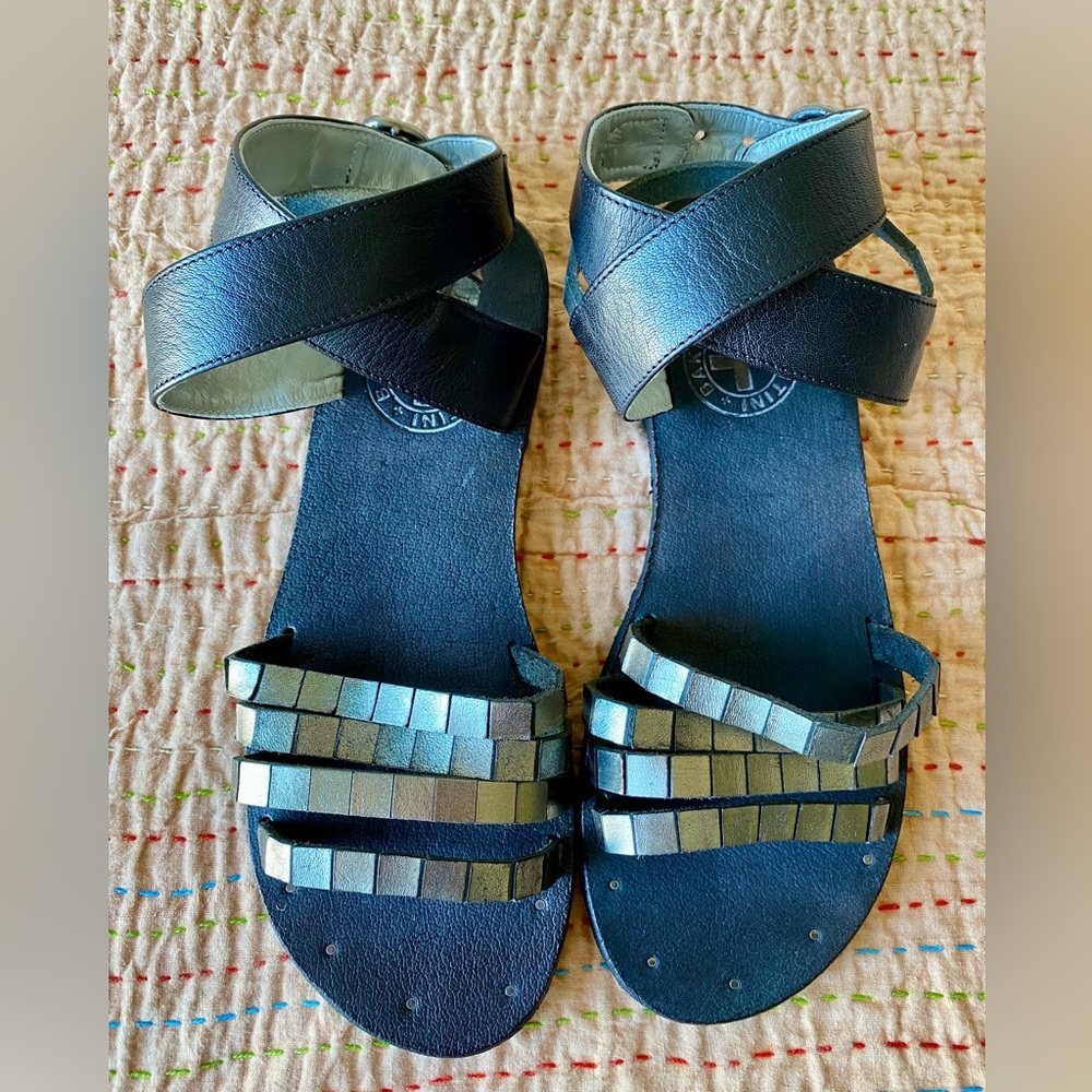 Fiorentini + Baker Ankle Wrap Sandals Size 37 US 7